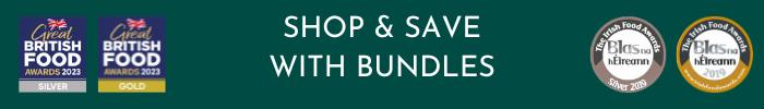 Banner Shop and Save with Bundles